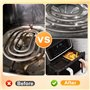 VMUTGA 2 Pièces Grille Anti Projection pour Air Fryer Ninja, Protection Silicone Réutilisable Moule Silicone Couvercle Anti Ecla