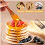 4pcs Petites Cuillères en Bois, Cuillère à Miel lisse de 14,5cm Cuillère à Café en Bois Cuillères de Service pour la Cuisson des
