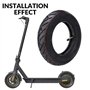 Jadeshay Pneu Trotinette Electrique, 10 Pouces Roues de Trottinette, Scooter Pneus et Chambre a Air Trotinette Electrique