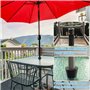 WANGCL Pied de parasol conique pour parasol - 38 mm - Trou pour ouverture de trou de table de terrasse ou support de parasol (no
