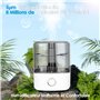 Humidificateur d'air Chambre 5L, Vankarr Ultrasons 26dB Silencieux Humidificateurs d'Air Bébé Top-Fill humidifier d'air pour Cha