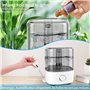 Humidificateur d'air Chambre 5L, Vankarr Ultrasons 26dB Silencieux Humidificateurs d'Air Bébé Top-Fill humidifier d'air pour Cha