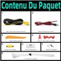 GREENAUTO Câble vidéo RCA double blindage amélioré de 6 m pour connecter un moniteur et une caméra de recul, rallonge AV avec pr