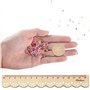 FOGAWA 2000pcs Perle de Verre Rondes 4mm Perles en Verre Multicolores Sombre et Clair pour DIY Fabrication de Bijoux Collier Bra