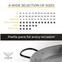 VAELLO - Plat à Paella en Métal - Plat de Cuisson Résistant - Accessoire de Cuisine Extérieure Facile à Nettoyer - Poêle à Paell