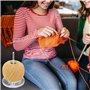 xyuayamz Support Pelote de Laine, Dérouleur de Laine Rotatif, Yarn Holder avec Roulement à Billes, Rangement Vertical de Fil, Ca