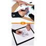 GAOMON Un Doigt Gant d’Artiste Lycra Noir Taille Libre pour Tablette Graphique/Table Lumineuse/Dessin Graphique Moniteur