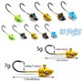 Pêche Hameçons Jig Hameçon de Pêche Hameçons Carpe tête