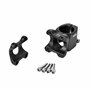 BESNIN Potence de vélo 25,4 mm - Potence de guidon 7 degrés - 32/45 mm - Courte - En alliage d'aluminium - Pour VTT, vélo de rou