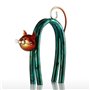 Tooarts Interactive Spring Cat Sculpture Abstract Sculpture Modern Sculpture - Handmade Metal Iron Artwork for Modern Home Decor