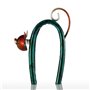 Tooarts Interactive Spring Cat Sculpture Abstract Sculpture Modern Sculpture - Handmade Metal Iron Artwork for Modern Home Decor