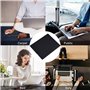 Tapis de Souris en Aluminium Tapis de Souris en Métal Antidérapant Tapis de Souris en Double Face pour Ordinateur Portable et PC