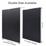 Tapis de Souris en Aluminium Tapis de Souris en Métal Antidérapant Tapis de Souris en Double Face pour Ordinateur Portable et PC