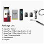 VOO'POO Argus G2 Kit 30W Vape 1000mAh Batterie 3ml 0.4/0.7Ω Argus Pod Cartouche Réglage de la puissance/SPT/NOR/ECO Mode Vaporis