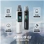 VOO'POO Argus G2 Kit 30W Vape 1000mAh Batterie 3ml 0.4/0.7Ω Argus Pod Cartouche Réglage de la puissance/SPT/NOR/ECO Mode Vaporis