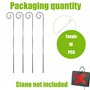 ZAHD 10 pièces Étiquettes de Plantes en métal résistant aux intempéries étiquettes Potager Ardoise marque plante pour jardin Cad