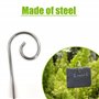 ZAHD 10 pièces Étiquettes de Plantes en métal résistant aux intempéries étiquettes Potager Ardoise marque plante pour jardin Cad