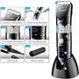 Hatteker Tondeuse Cheveux Tondeuse Barbe Professionnelle Electrique avec Ecran LCD Sans Fil USB Rechargeable Imperméable