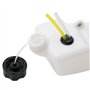 Pièces de rechange pour réservoir de carburant de débroussailleuse pour tronçonneuse à haie 43cc 49cc 52cc 55cc, réservoir de ca