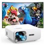 Videoprojecteur Auto Focus/Auto Keystone 26000L WiFi6 Bluetooth Retroprojecteur Jimveo Full HD 1080P Vidéoprojecteur 4K Supporté