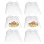 Kellegour 6 Pièces Cloche Alimentaire Pliable Anti-Mouche Couvercle de Nourriture