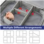 Sac de Rangement Câble,Organisateur Accessoires Électronique,Sac de Voyage Universel Électronique Cable Management pour Tablette
