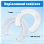 Snarflun Reducteur Toilette Enfant,Rehausseur WC Enfant,Adaptateur WC Enfant avec Coussin Poignée Dossier,Réducteur de Toilette 