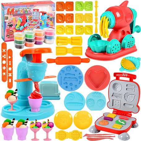 Snarflun 51 Pâte À Modeler pour Enfants avec 12 Pots