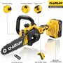 Mini tronçonneuse sans fil de 20,3 cm compatible avec batterie Dewalt 18 V 20 V, huileur automatique sans balais, petite tronçon