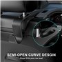 SUTOUG Lot de 4 crochets pour dossier de siège de voiture - Accessoires de voiture pour intérieur - En plastique noir - Convient