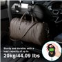 SUTOUG Lot de 4 crochets pour dossier de siège de voiture - Accessoires de voiture pour intérieur - En plastique noir - Convient