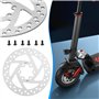 Yungeln Disque de frein 140 mm en acier avec 6 boulons compatible avec trottinette électrique KUGOO M4/M4 Pro, Ninebot F20 F30 F