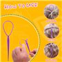 mini élastiques à cheveux pour f