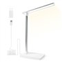 shuwosmart 15W Lampe de Bureau Led Puissante-3 Modes de Couleur&10 Niveaux de Luminosité Réglable-Contrôle Tactile-Protectiondes