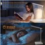 shuwosmart 15W Lampe de Bureau Led Puissante-3 Modes de Couleur&10 Niveaux de Luminosité Réglable-Contrôle Tactile-Protectiondes