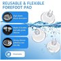 Dancepandas Sandales En Silicone 6 Paires Coussinets Protecteurs D'orteils Tong Coussin Protège Orteils Pour Soulager La Douleur