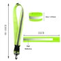Ceinture Reflechissante Réglable 2 Brassard Reflechissant Sangle Réfléchissante pour Nuit Sécurité