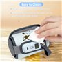 Bunnyboo Chauffe-biberon portable USB, 5 vitesses réglables, avec écran LCD pour lait et nourriture, bleu, Moderne