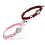 Bracelets assortis pour couples tressés Spiderman - Bracelets d'amitié réglables avec cœur magnétique - Bracelet d'araignée asso