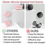 YUBBYSTU 2 pièces Boite Appareil Dentaire en Silicone,Trous d'échappement Boite de Protection pour Appareils Orthodontiques, Por