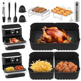 16 Pièces Accessoires Airfryer pour Ninja Foodi Flexdrawer AF500EU 10.4 L