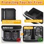 16 Pièces Accessoires Airfryer pour Ninja Foodi Flexdrawer AF500EU 10.4 L,Accessoires Plat pour Ninja Foodi AF500EU Friteuse à A
