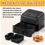 24 Pièces Accessoires Airfryer pour Philips Airfryer Dual Basket 3000 Series NA350 Airfryer,Accessoires Plat pour Philips Airfry