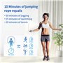 Hisdricus Corde à Sauter, Corde a Sauter Sport, Longueur Ajustable jusqu'à 3m, Convient aux Enfants et aux Adultes, Idéale pour 