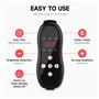 Lampe Infrarouge Chauffante 420 LEDs, 4 Têtes de Lumière Rouge Rétractable, 660nm Lumière Rouge et 850nm Lumière Proche Infrarou