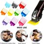 ZMDMAH 10 Sabot pour Tondeuse Wahl, Guide De Coupe Peigne Compatible avec les Tondeuses à Cheveux Wahl, Sabot Wahl de 1,5 à 25 m