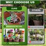 150 Pièces Étiquettes pour Plantes, Accessoires Jardinage Étanche, Etiquette Plastique Livré avec 2 Marqueurs, Applicable Potage