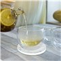Dessous De Verre - Lot De 6 sous Verre - Absorbants Coasters - Fond Antidérapant - Absorption Rapide D’Eau - Motif Marbre