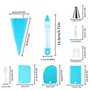 Lot de 42 douilles de décoration de gâteau - Poche a douille - Patisserie accessoires professionnel - Convient aux boulangers am