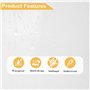 Flearitzo Rideau Douche - Rideau de Douche Anti Moisissure Rideau Douche imperméable et Lavable Tissu Polyester Taille 180×200cm